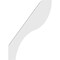 Ekena Millwork 5-in. W x 16-in. D x 22-in. H Geneva Architectural Grade PVC Knee Brace BRCP05X16X22GNV - alternate 4